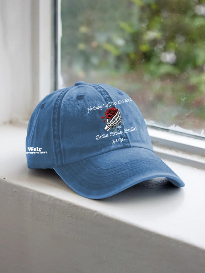 Unisex Nothing Left To Do But Smile Smile Smile Printed Casual Hat