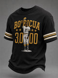 Men's Boricua 21 Print Casual T-shirt