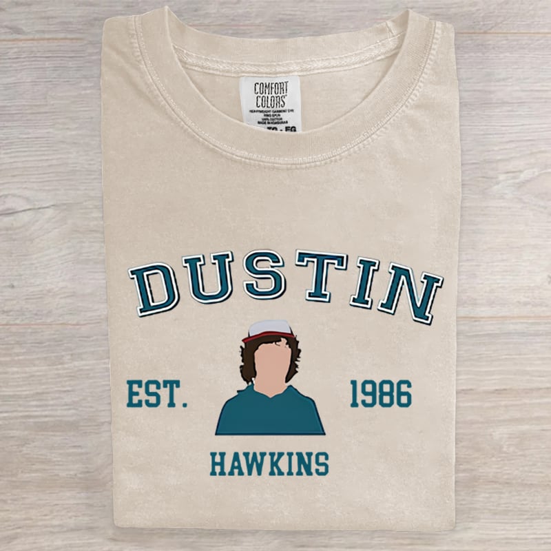 Dustin Est 1986 Hawins Art Print T-Shirt