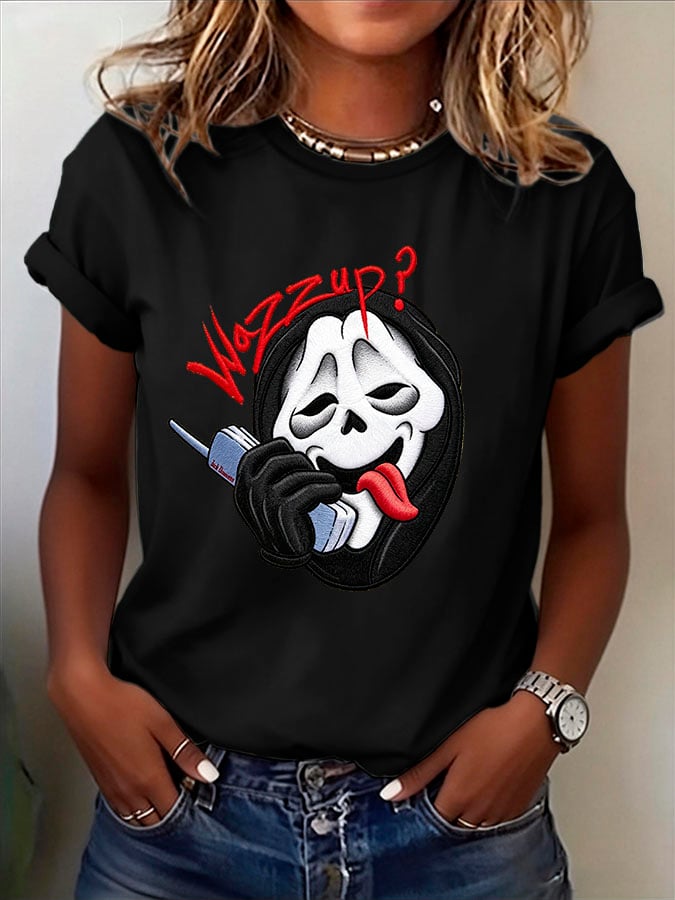 Women's Casual Print Short-Sleeve T-Shirt