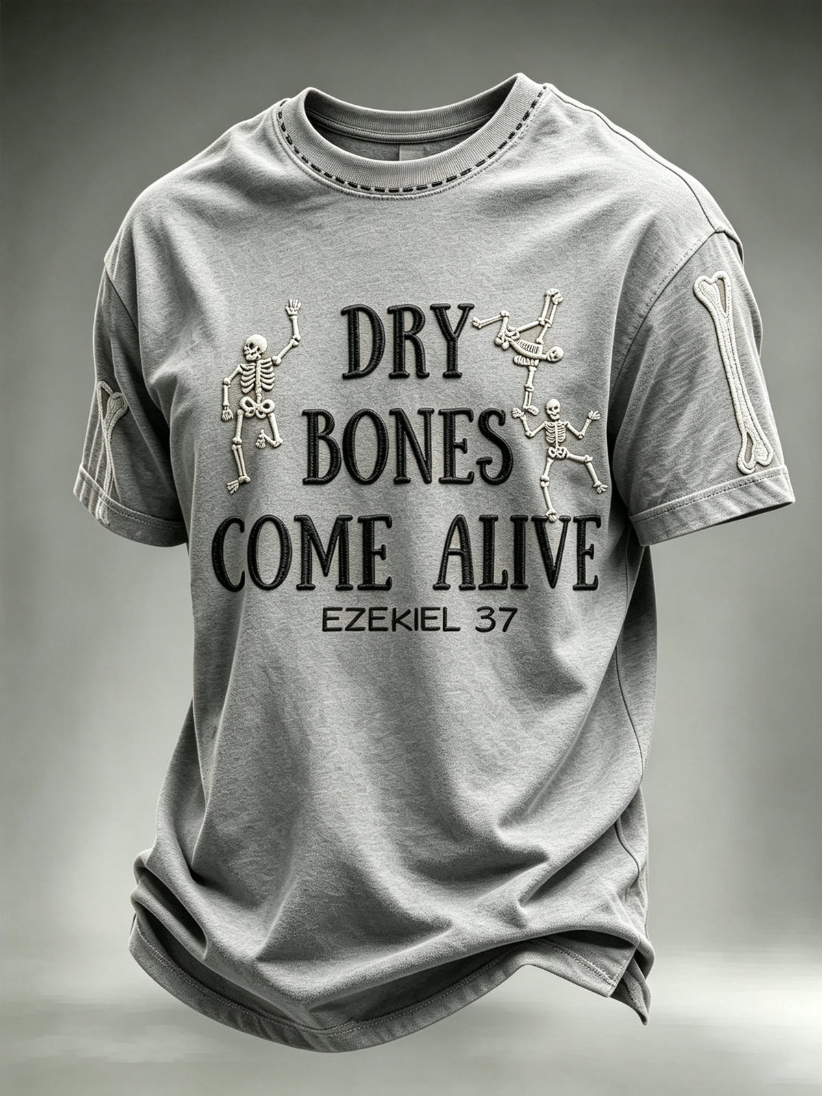 Men's Retro Print Short-Sleeve T-Shirt