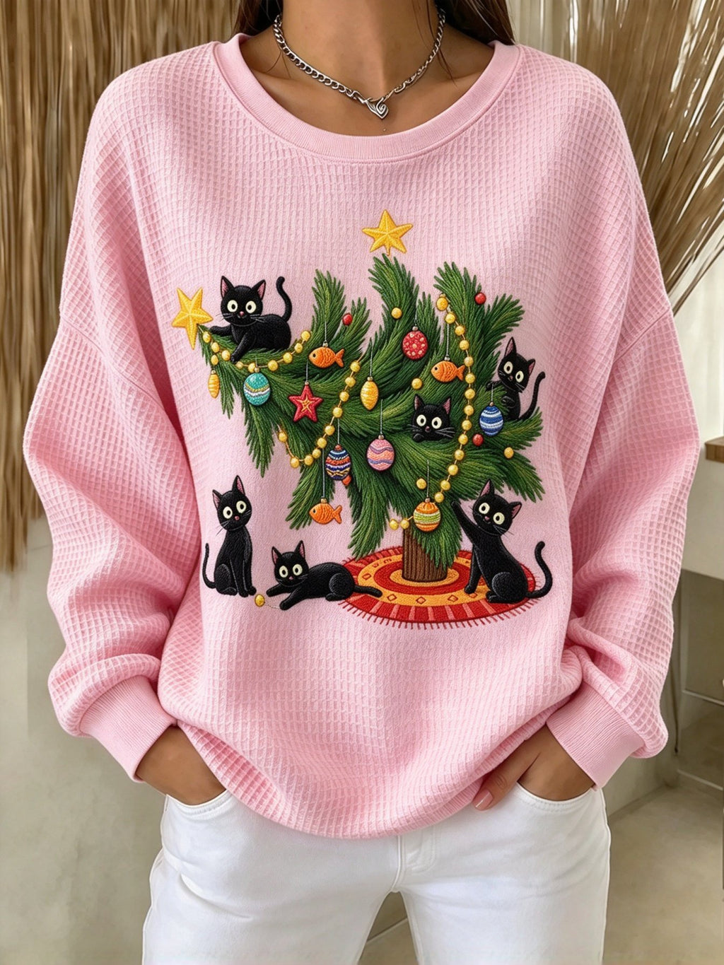 Women's Christmas Print Sweatshirt
