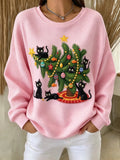 Women's Christmas Print Sweatshirt