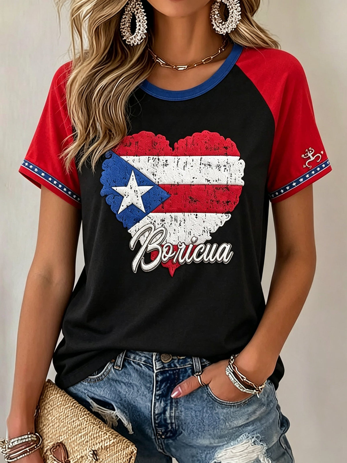 Women's Puerto Rico Print T-shirt