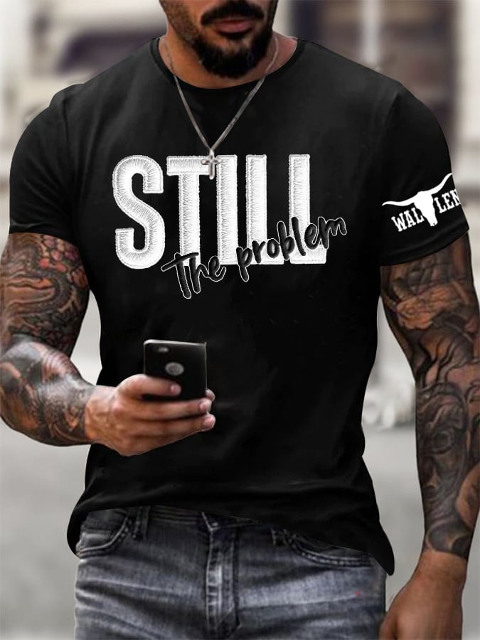 Men's Music Tour Print short-sleeved T-shirt