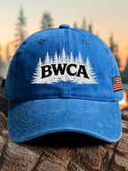 Retro Save The BWCA Save Boundary Waters Canoe Area Wilderness Print Baseball Cap