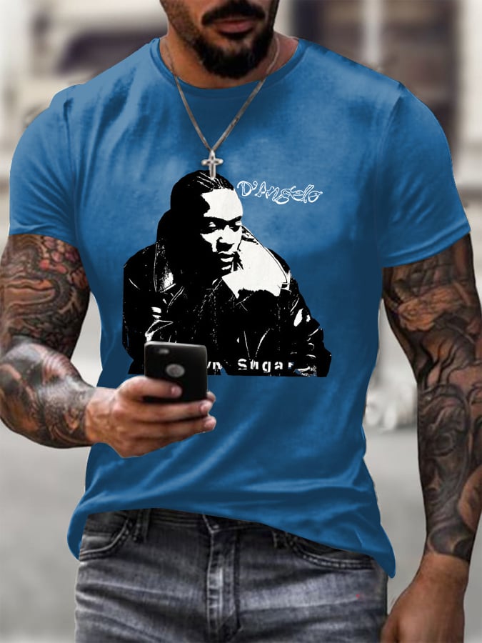 Men's  Neo Soul Printed Casual T-shirt