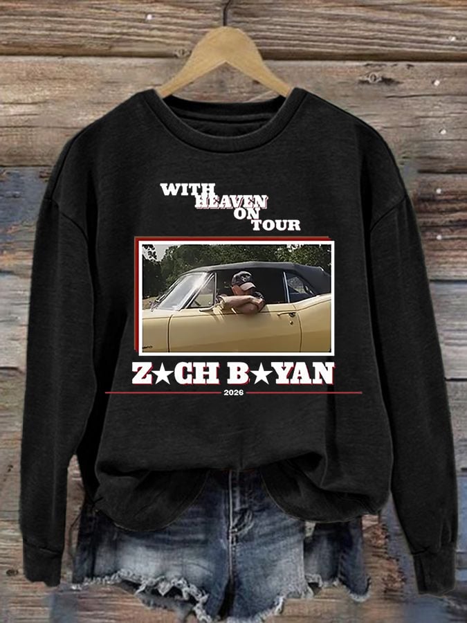 Women's Country Music Print Sweatshirt