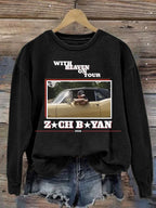 Women's Country Music Print Sweatshirt