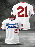 Men's Puerto Rican Baseball Short-Sleeve Comfort T-Shirt