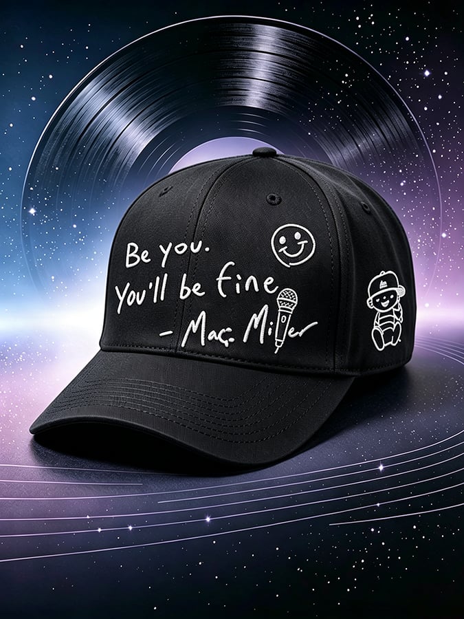 No Matter Where Life Takes Me Find Me With A Smile  Print Hat