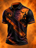 Men's Halloween Print Casual Top