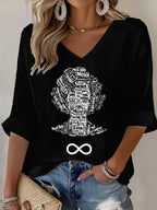 Women's Comedian V-Neck Top
