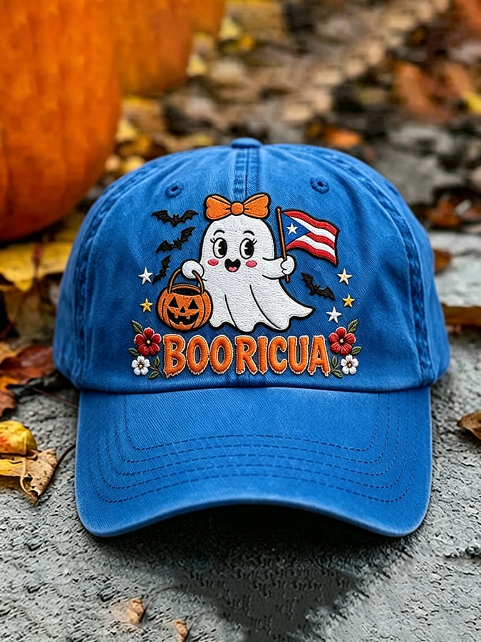 Unisex Puerto Rico Halloween Printed Hat