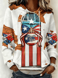 Puerto Rico Merry Christmas Printed Hooded Sweatshirt