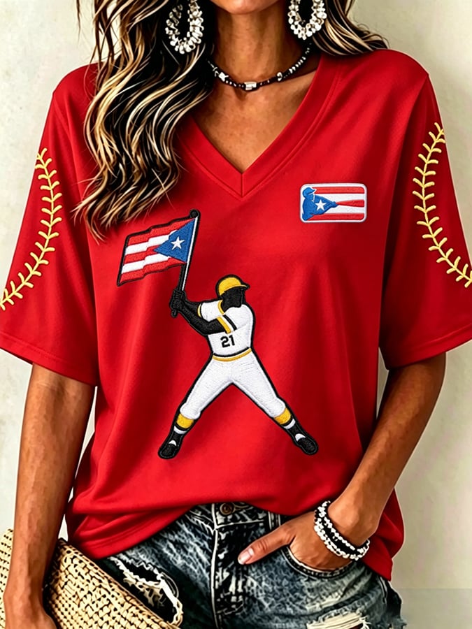 Women's Printed Casual Top