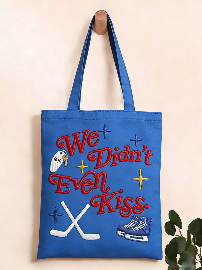 Hockey Romance Tote Bag