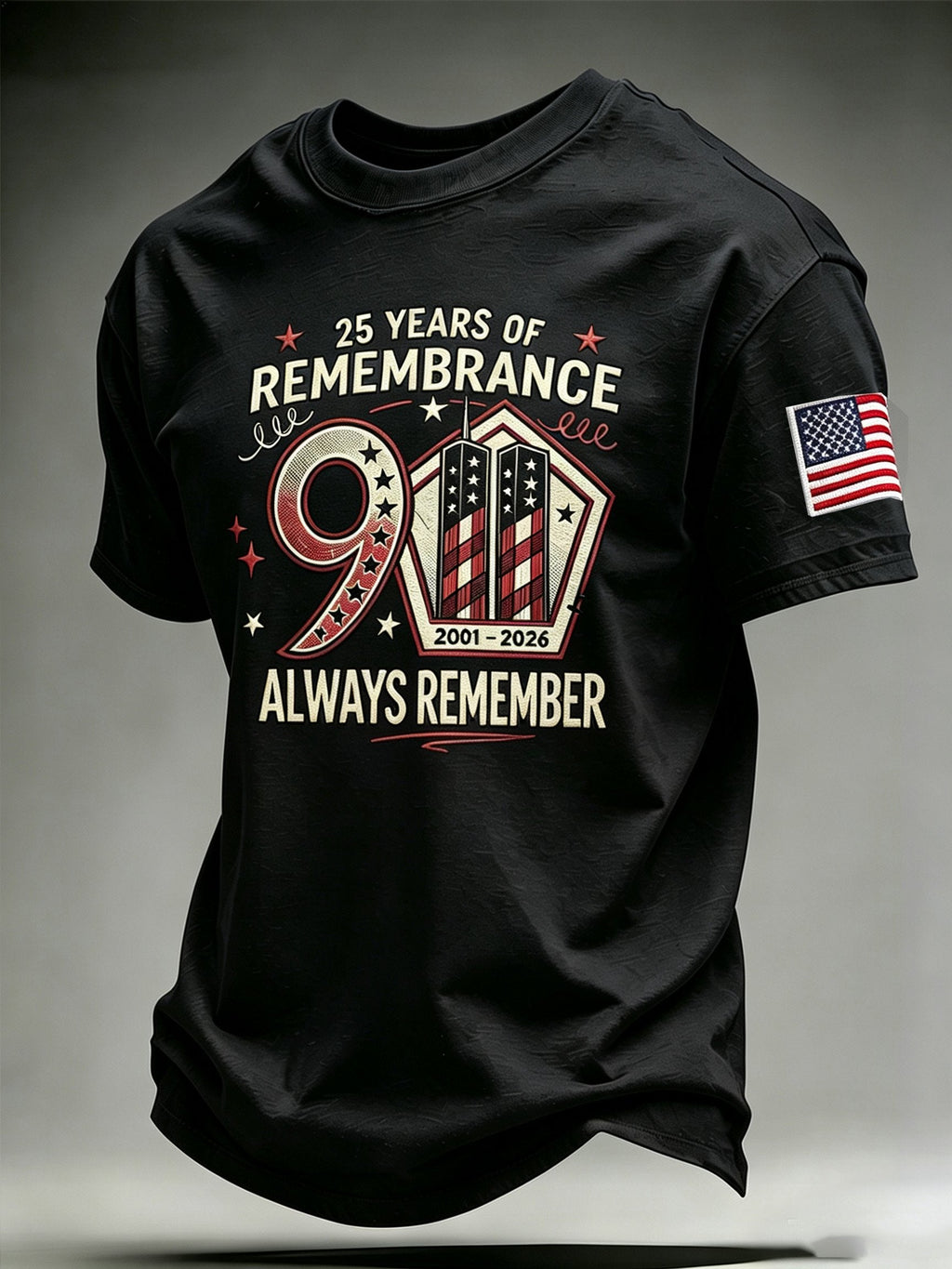 Men's 9/11 Memorial Graphic Top