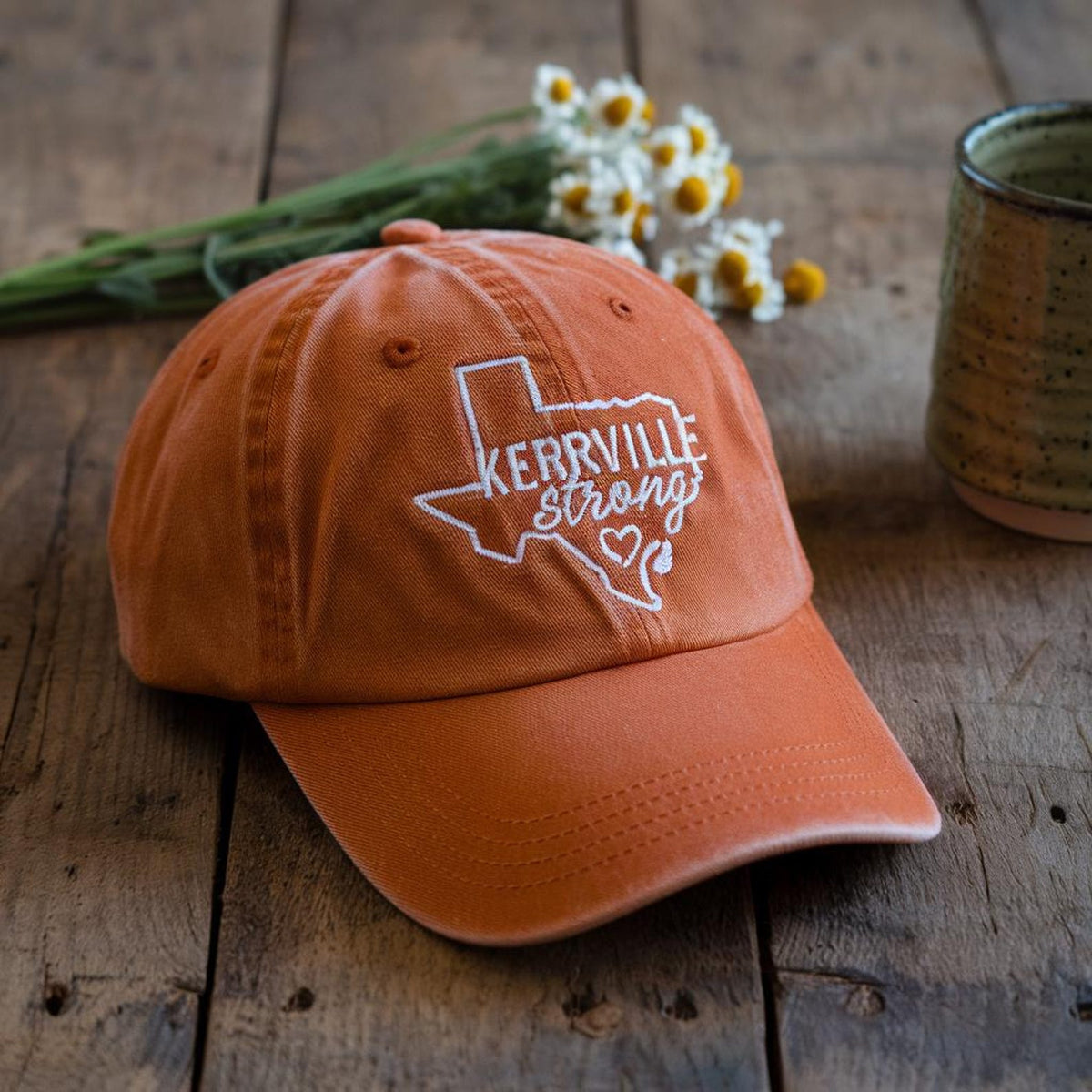 Retro Texas Strong Print Baseball Cap