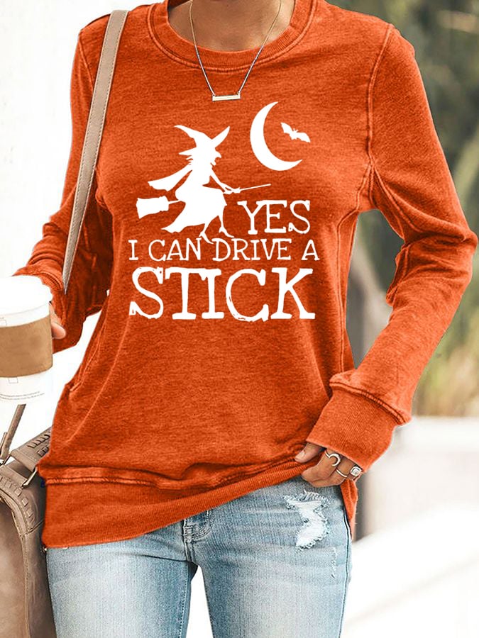 Women's Yes I Can Drive A Stick Sweatshirt