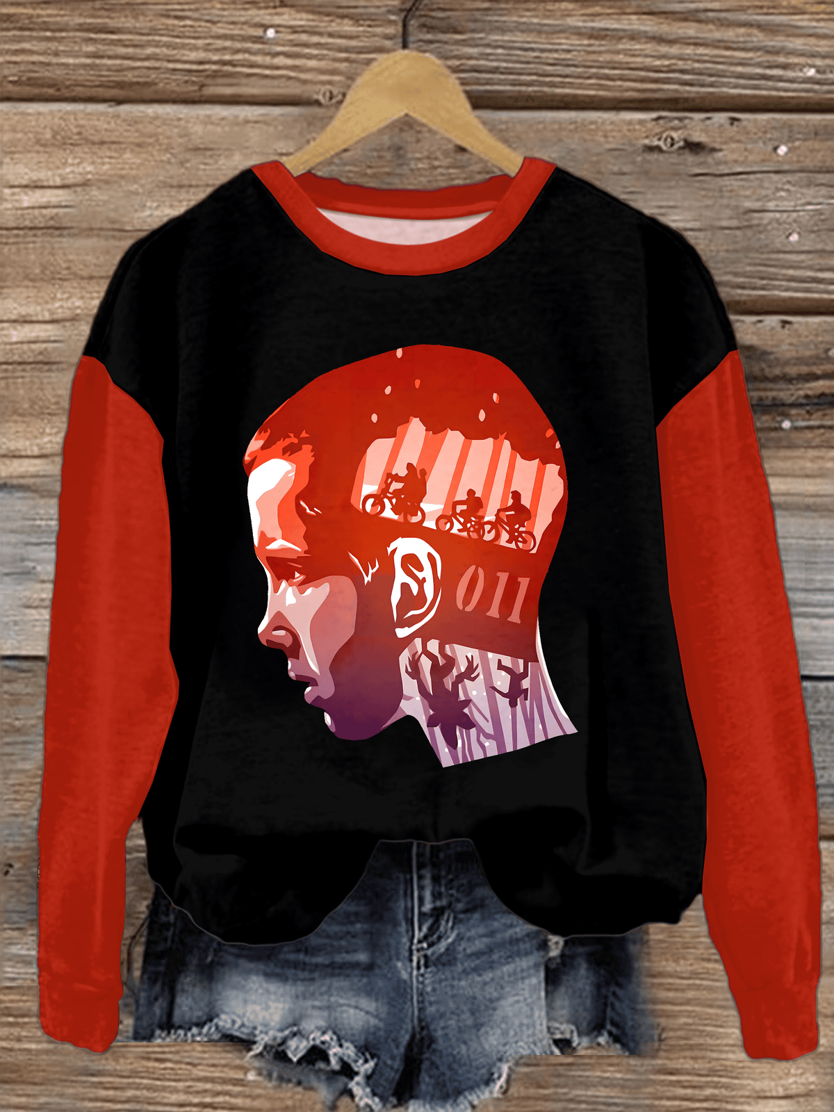 Merry Christmas 011 Stranger Printed Sweatshirt
