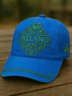 Retro St. Patrick's Day Shamrock Faith Print Baseball Cap
