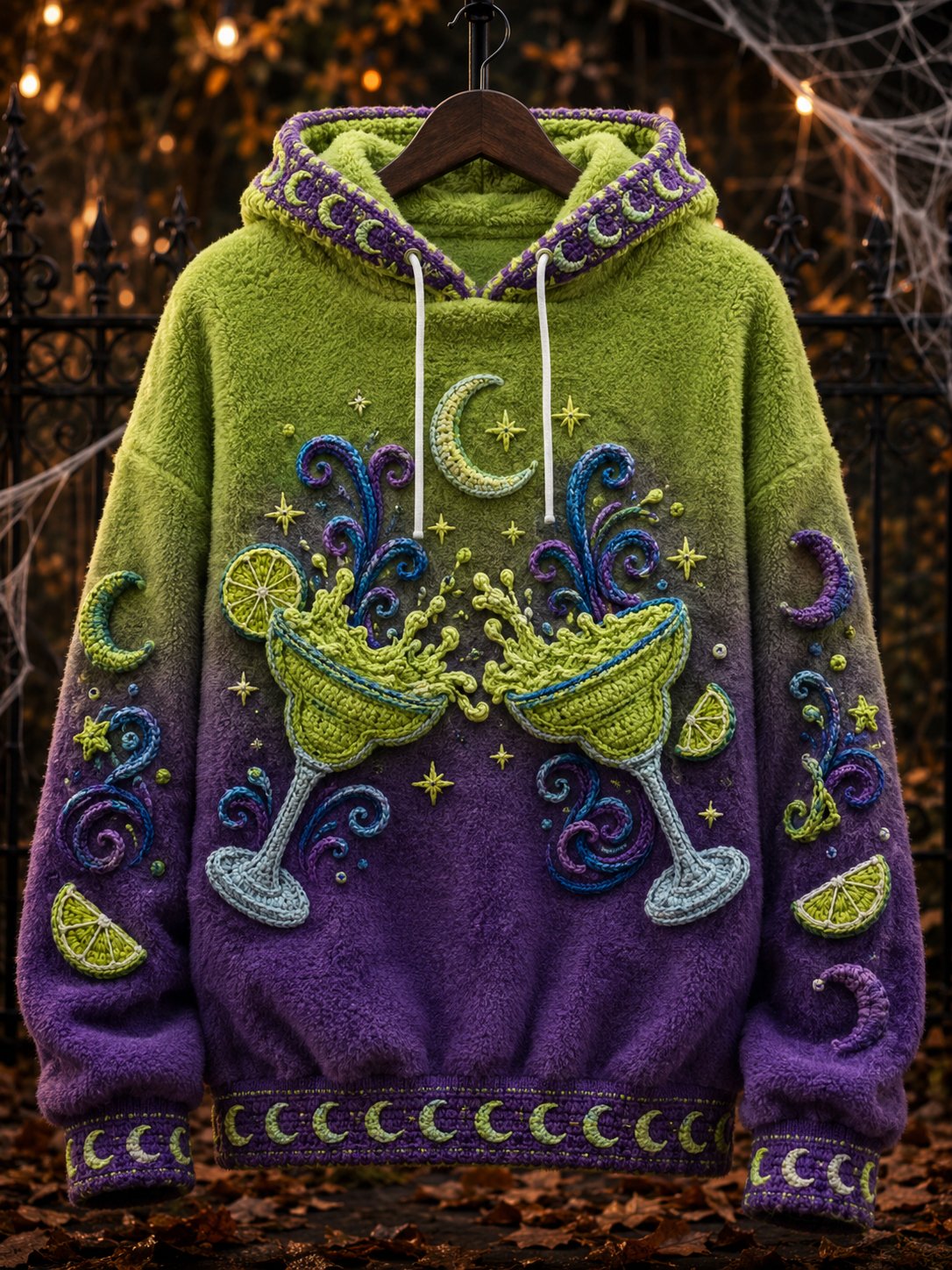 Women's Midnight Margaritas Print Hooded