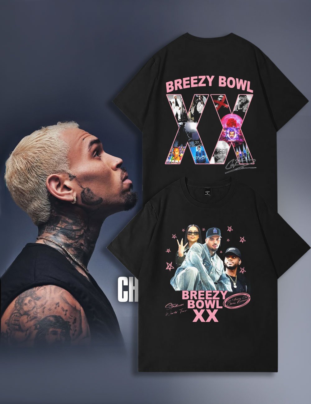 Breezy Bowl XX 2025 Vintage Tour Tee Music T-Shirt