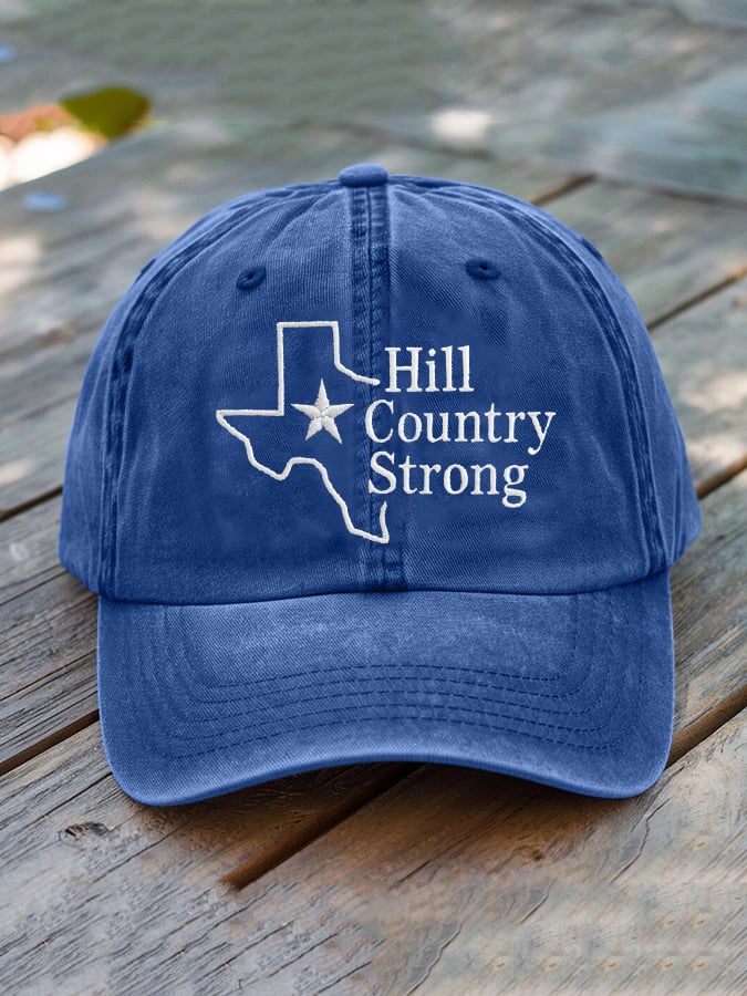 Texas Strong Hill Country Printed Hat for Men and Women