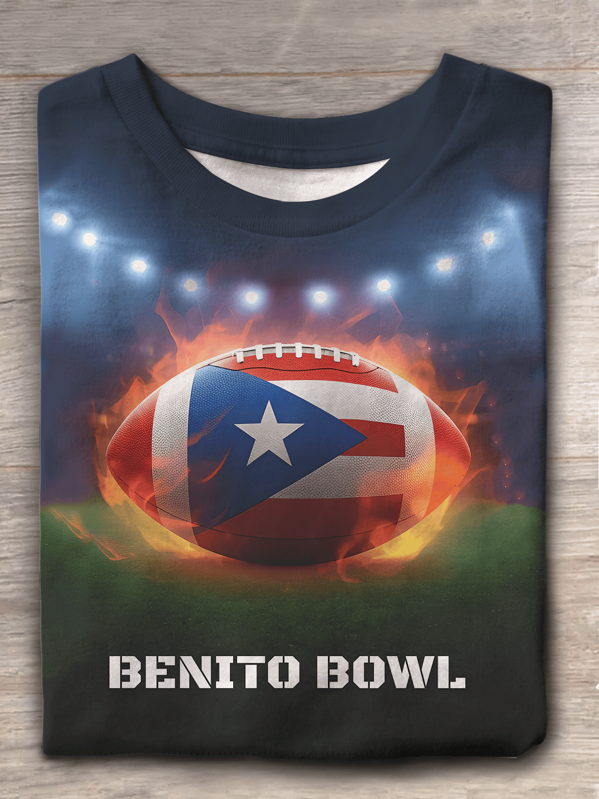 Puerto Rico Singer Benito Bowl Printed T-shirts