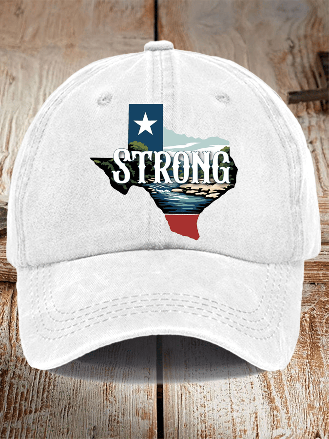 Texas Strong Printed Hat