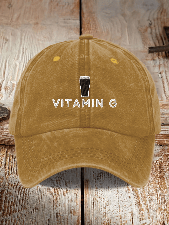 Vitamin G St. Patrick's Printed Baseball Cap
