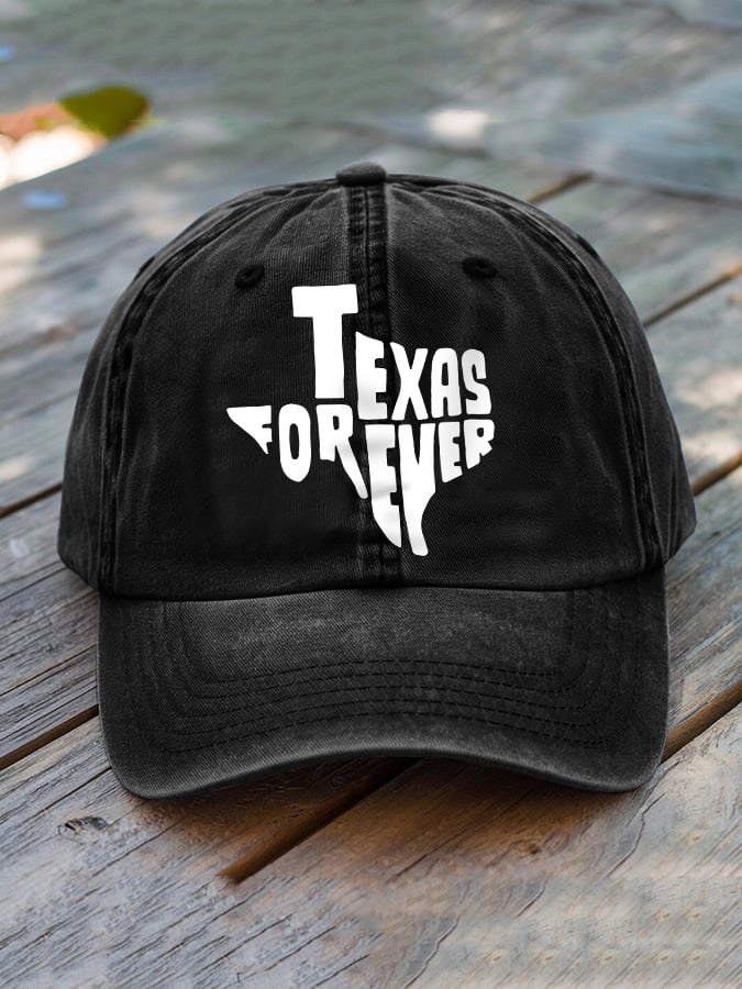Unisex Texas Forever Print Hat