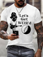 Men's RIP Print Casual Printed T-shirt