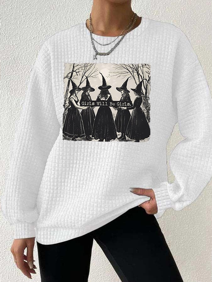Women'S Casual Halloween Sweatshirt