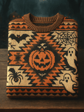 Women's Vintage Halloween Crew Neck Sweater