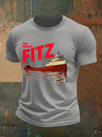 Men's The Mighty Fitz Print Casual T-Shirt