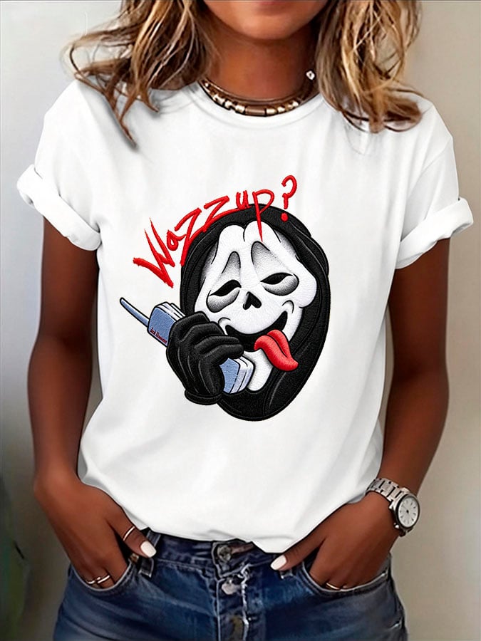 Women's Casual Print Short-Sleeve T-Shirt
