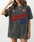 Puerto Rico Baseball Printed T-shirts