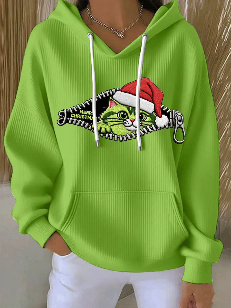 Women's Christmas Print Casual Sweatshirt