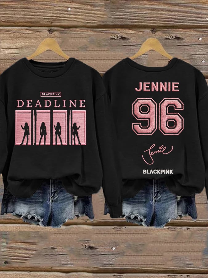 Women's Music Art Print Sweatshirt