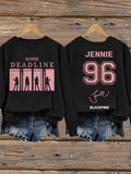 Women's Music Art Print Sweatshirt