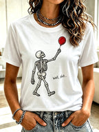 Women's Retro Halloween Well, shit... Print T-Shirt