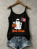 Women's "Halloween in Puerto Rico" Print Camisole