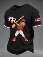 Men's Baseball Print T-Shirt