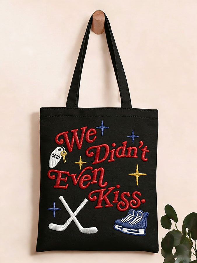 Hockey Romance Tote Bag
