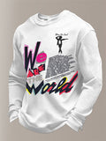 Men's Pop Music Legend  Print Crew Neck Top