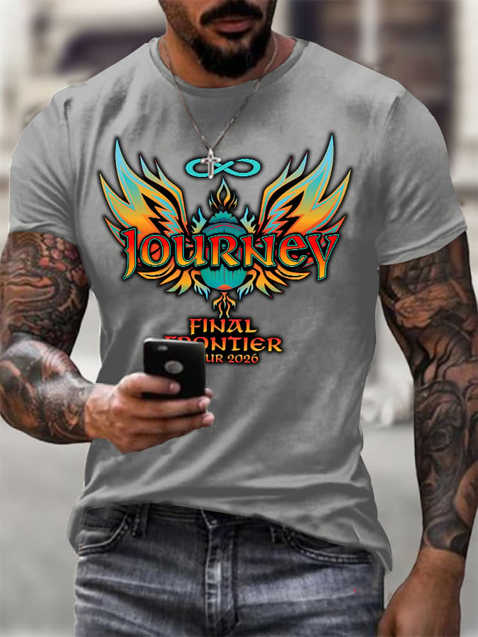 Men's Retro Final Frontier Tour 2026 Print T-Shirt