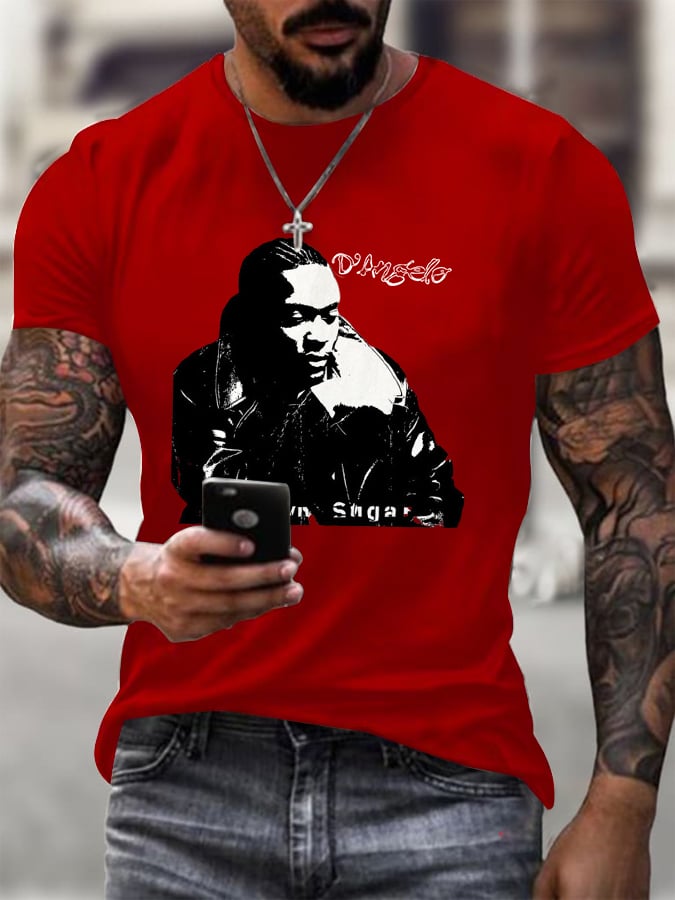 Men's  Neo Soul Printed Casual T-shirt