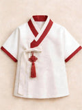 Women Concert-Inspired Jeogori Hanbok Top With Tassel
